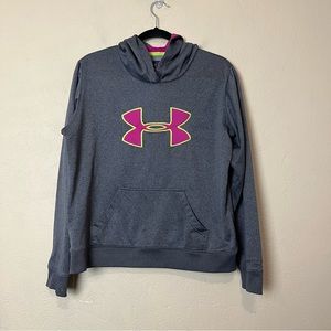 Under armour ua storm women gray hoodie sweatshirt size‎ large